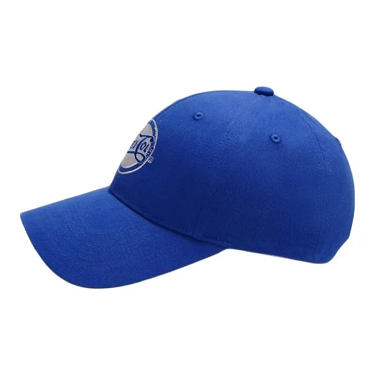 Pepsi Comfortable And Breathable Cotton Wide Brim Baseball Cap For A Slimmer Face Unisex Royal Blue/Blue/Ecru-10