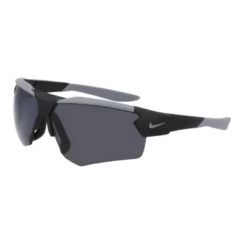 Nike Bio Based Injection Molded Irregular Shape Sunglasses Unisex Gray