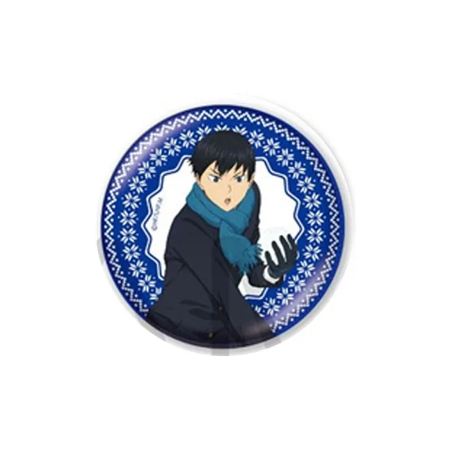 CRUX Haikyuu!! , Snow Version Hayashi, Kozuchi, Itsui, Black Heel Tab Badges-2