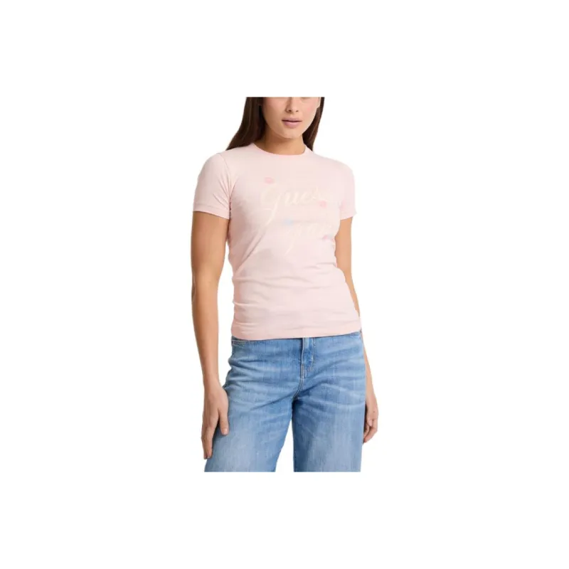 GUESS T Shirts Women's Light Pink-0