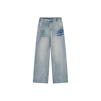 F.K.V.A Jeans Unisex Light Blue