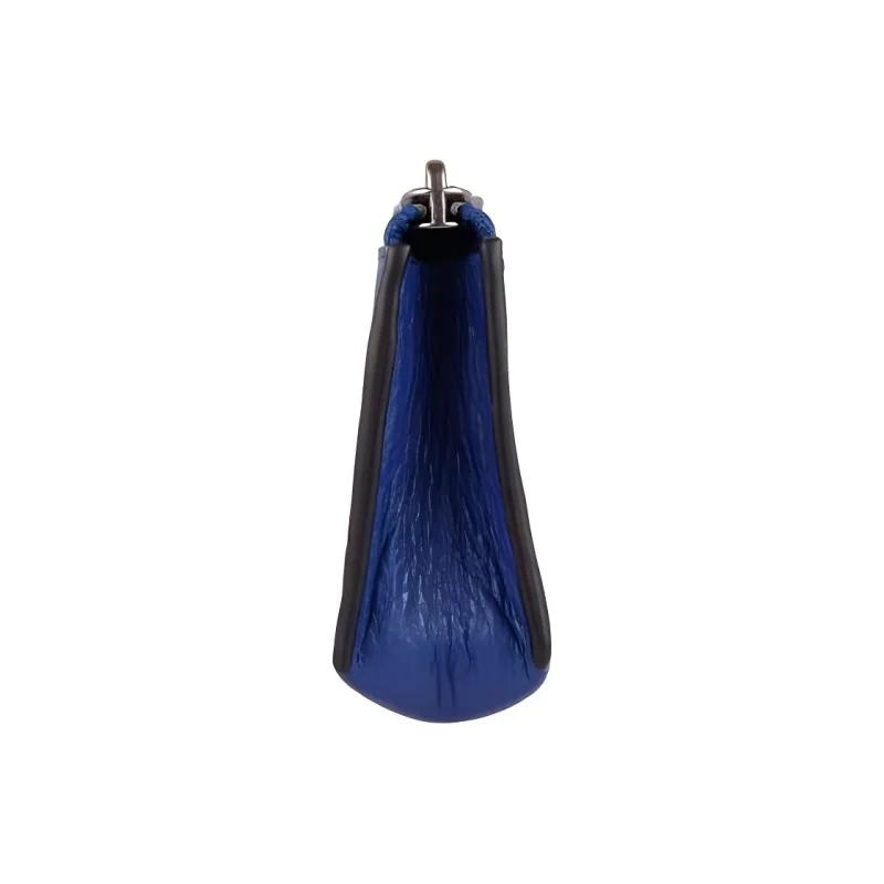 COACH Organizational Case Refined Pebble Leather Coin Purse Clutch Small Size Men's Royal Blue-1