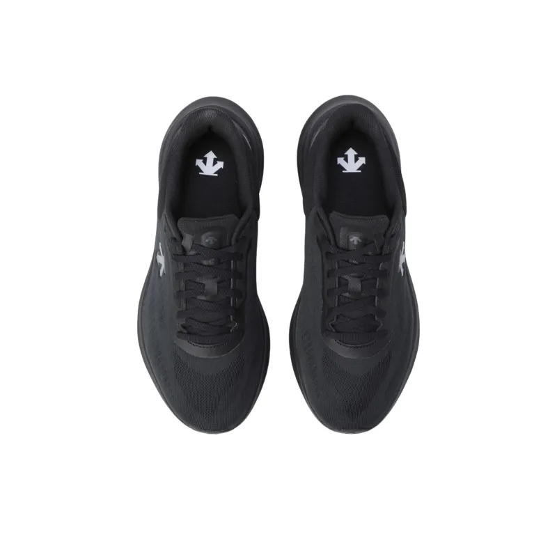 DESCENTE Run Step Abrasion Resistant Low Top Running Shoes Unisex Black-4