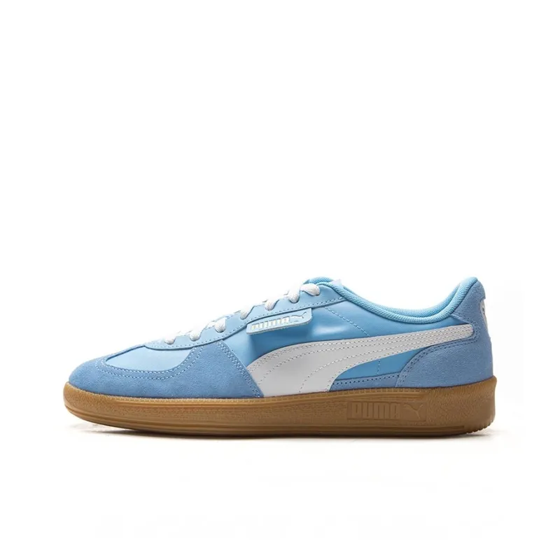 PUMA Palermo Anti Slip Wear Resistant Low Top Skateboard Shoes Unisex Blue-0