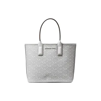 MICHAEL KORS Polyester Tote Bag Shopping Bag Handbag Small Size Women's White
