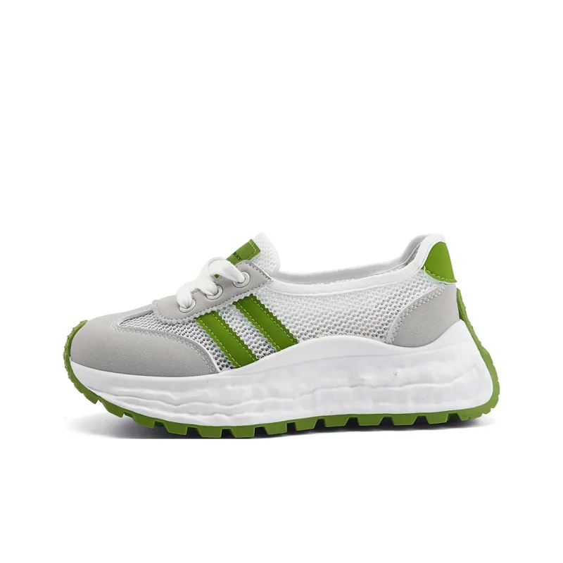 DHARRY Multicolor Velvet Bubbles Breathable Low Top Casual Shoes Women's-12
