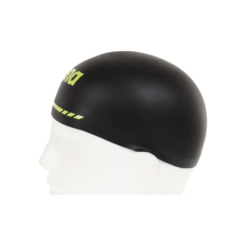 Arena Swimming Caps Silicone Unisex Black-5