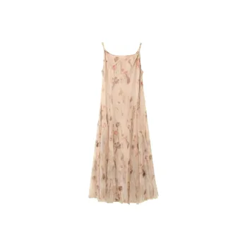 3COLOUR Slip Dresses Women's Orange Pink Floral
