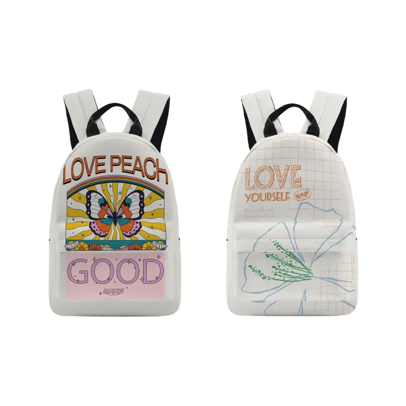 HINY SRRW PU Cortex Backpack Mini Unisex White-33