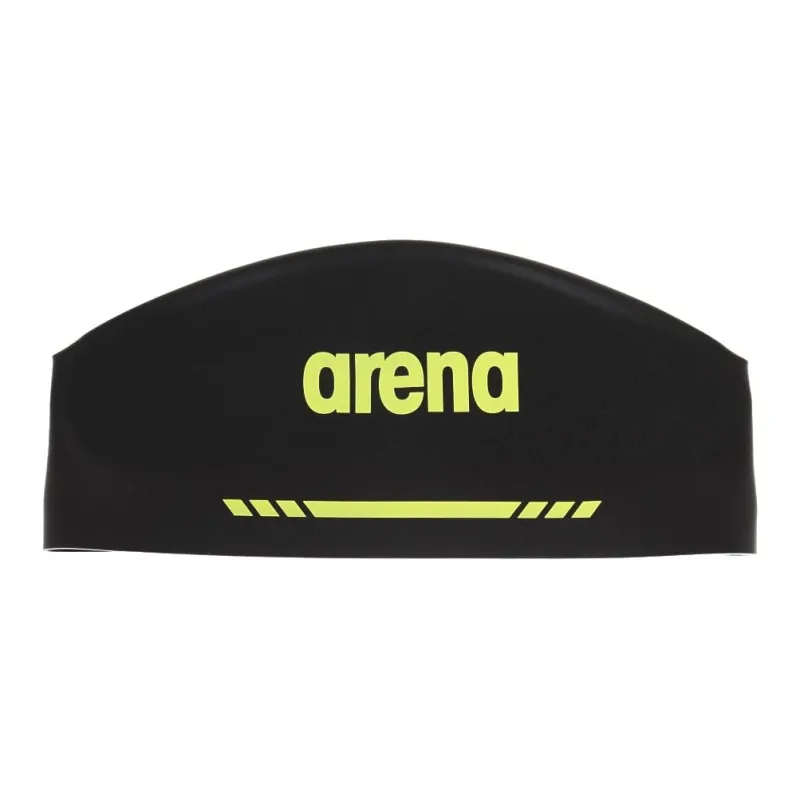 Arena Swimming Caps Silicone Unisex Black-0