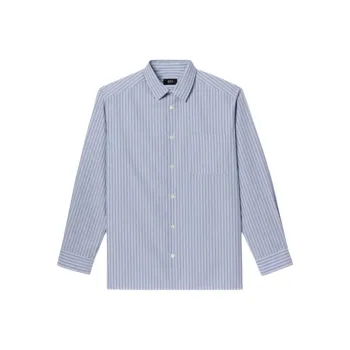 A.P.C Shirts Men Blue