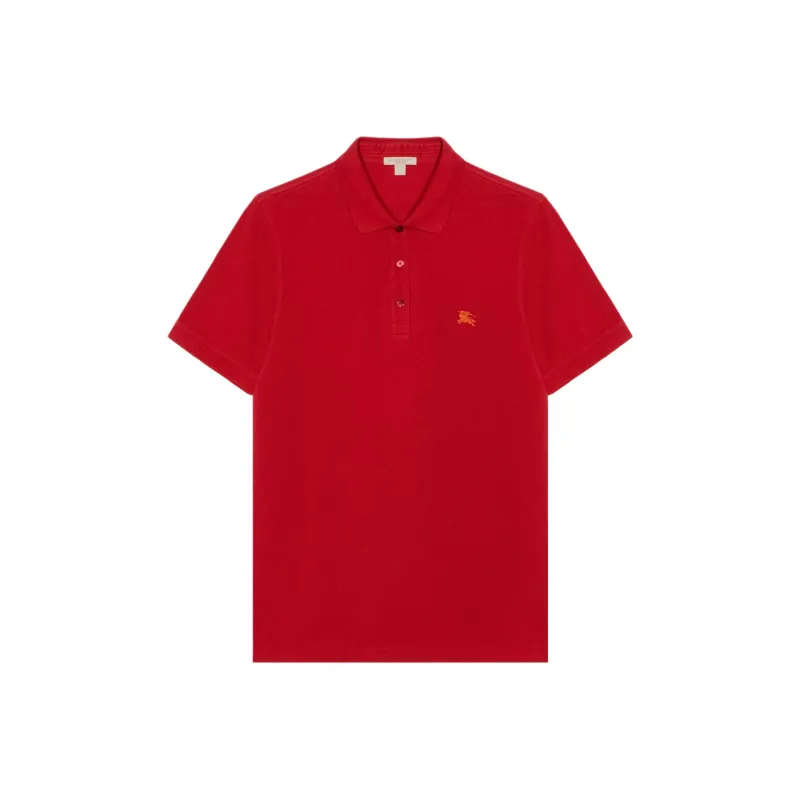 Burberry Polo Shirts Men Red-0