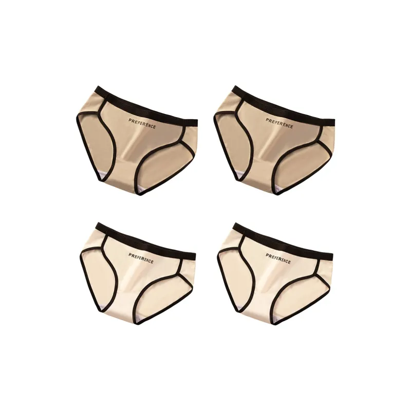 Flowers In Water Underpants Women's 4 Pack-36