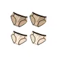 4 Pack (Gray+Gray+White+White)