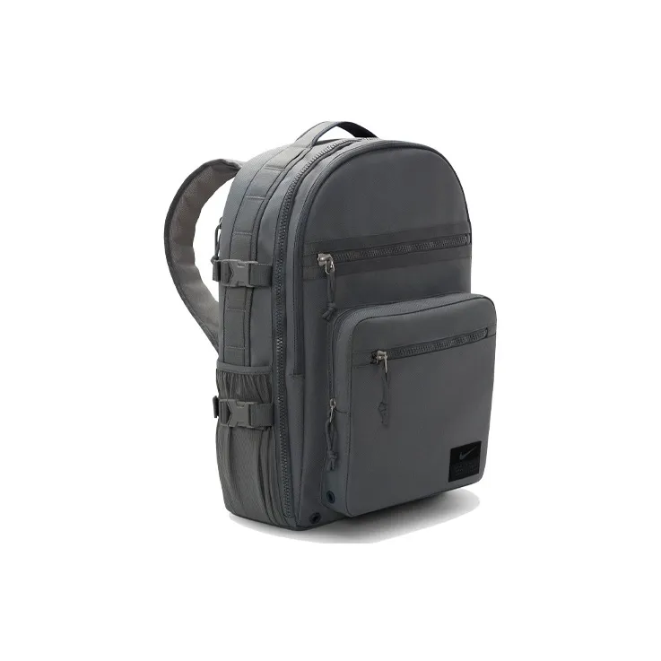Nike Fabric Backpack Regular Unisex Black Gray-3