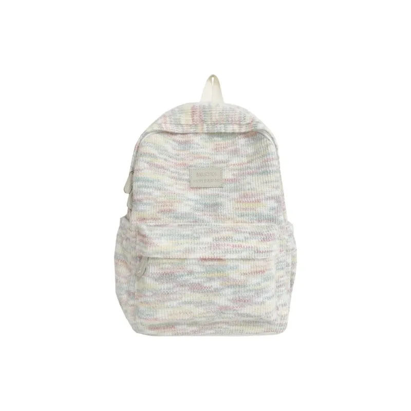 S.REPHEN Nylon Backpack Regular Women's Ecru/Beige Yellow/Turquoise/White Pink-18