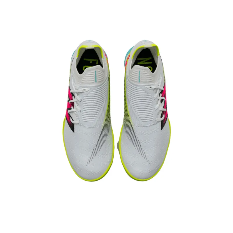 New Balance NB Furon V7+ TF Turf Abrasion Resistant Soccer Shoes Women's White Red Green-2