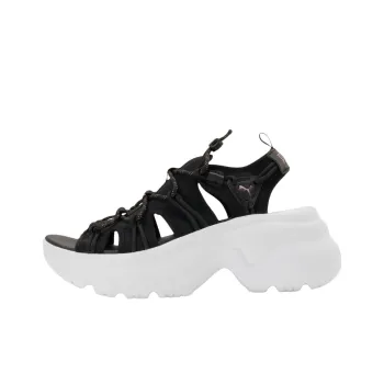 PUMA Cilia Wedge Beach Sandals Women's Black