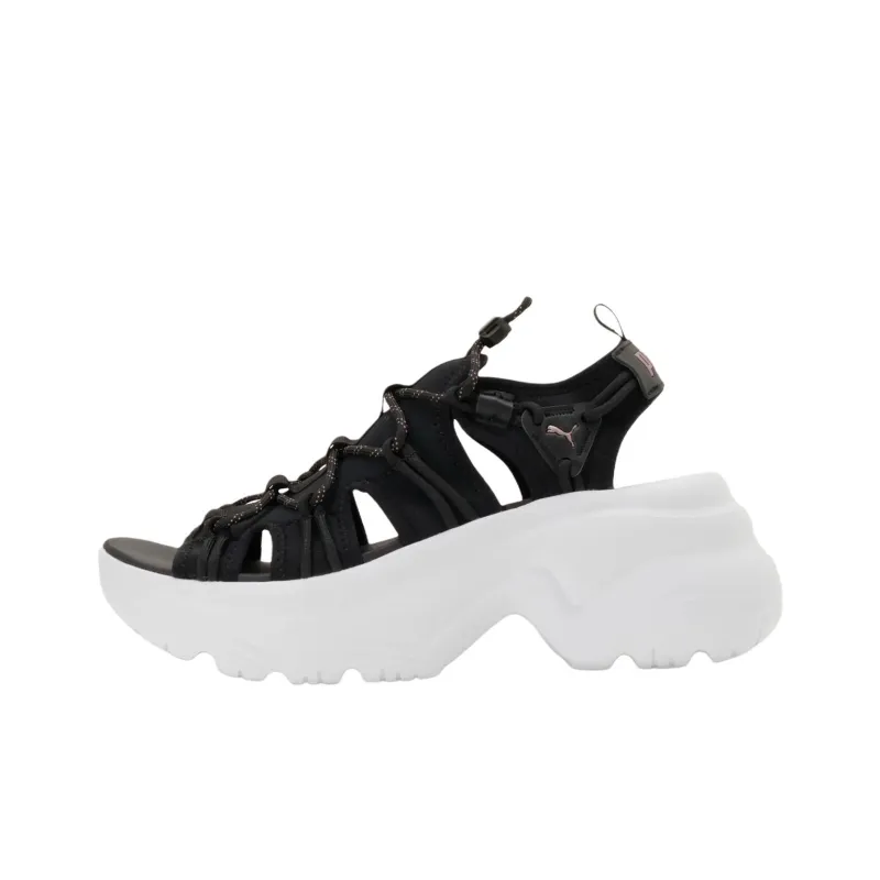 PUMA Cilia Wedge Beach Sandals Women's Black-0
