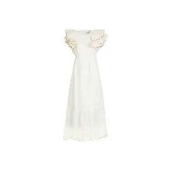 Zimmermann Short-Sleeved Dresses Women's White