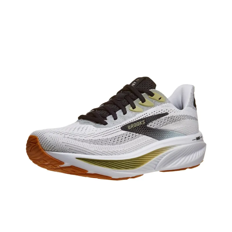Brooks Ghost 17 Abrasion Resistant Low Top Casual Running Shoes Men's Gray-2