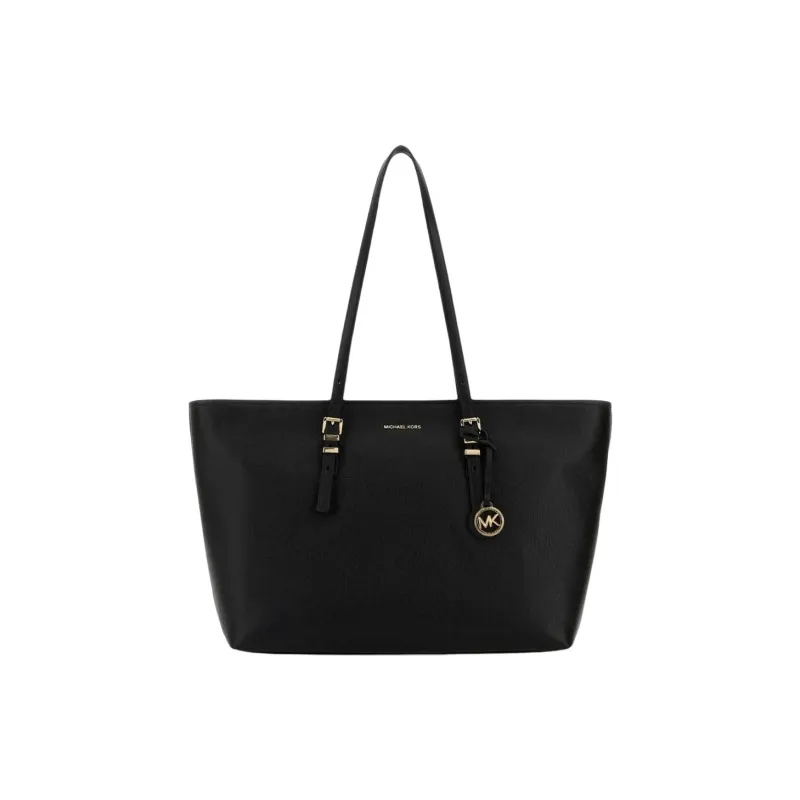MICHAEL KORS Polyurethane Tote Bag, Shopping Bag, Shoulder Bag Unisex Black-0