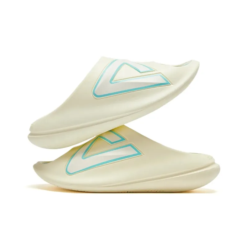 PEAK Very Small Fat Drag Quiet Slip Resistant Abrasion Resistant Slide Slippers Men's Light Yellow-3