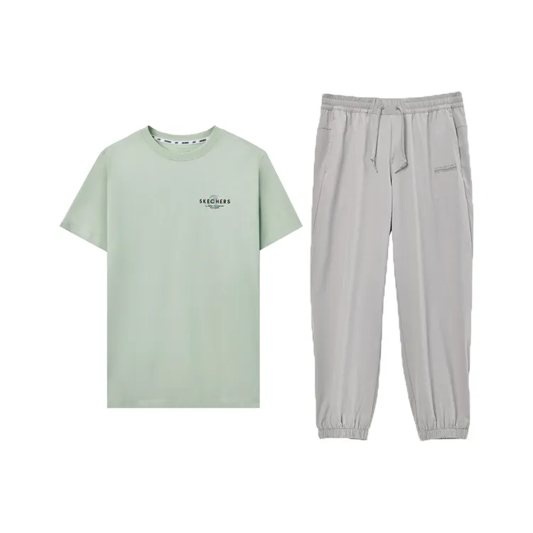 Skechers Basic Sports Collection Sports Alliance Collection Casual Sportswear Men's 2 Piece Set-0