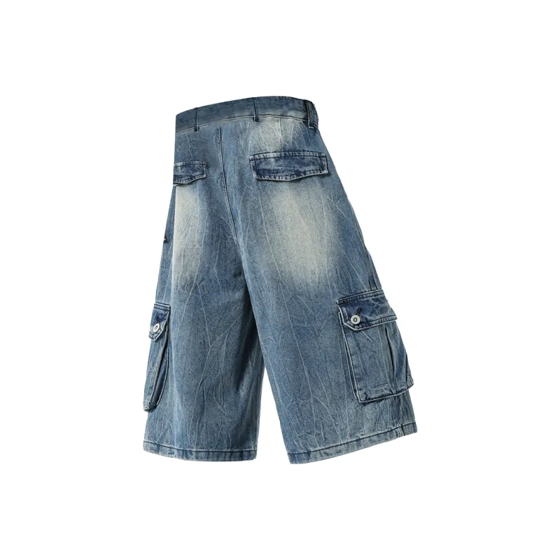 JASONWOOD Denim Shorts Unisex Dark Blue-1