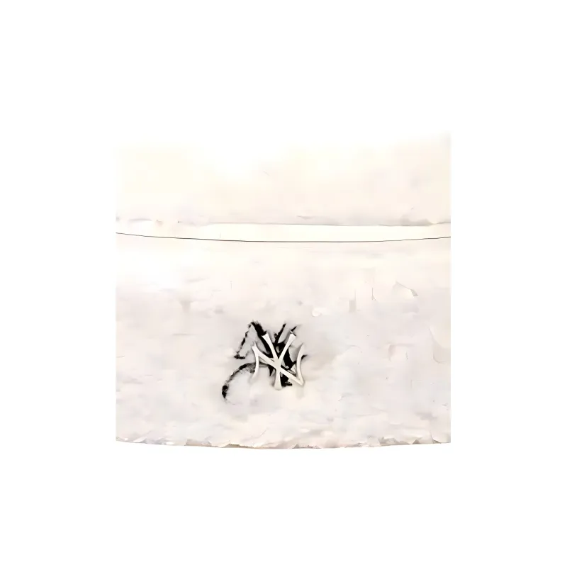 New Era × MLB Collaboration Wool One Shoulder Crossbody Fanny Pack Medium Size Unisex Ecru-2
