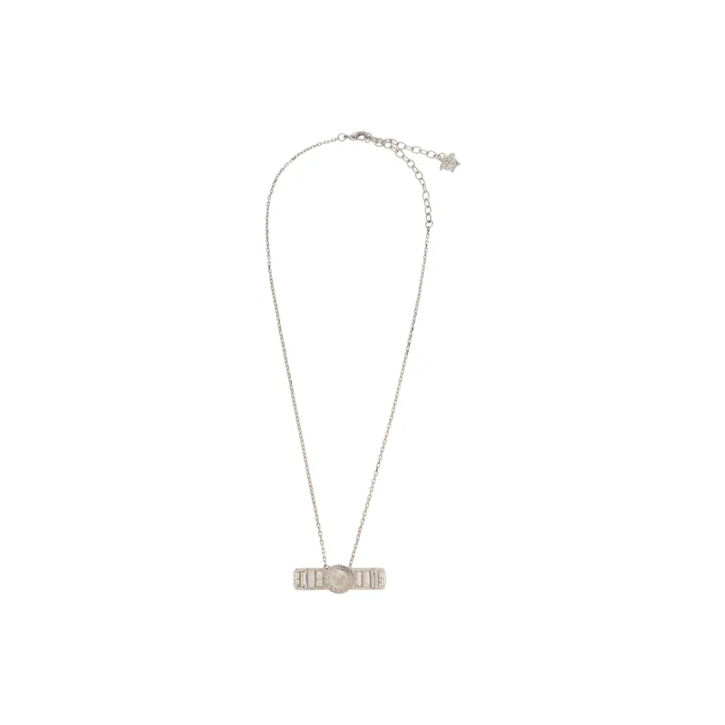 Medusa-Pendant Embellished Necklace-2