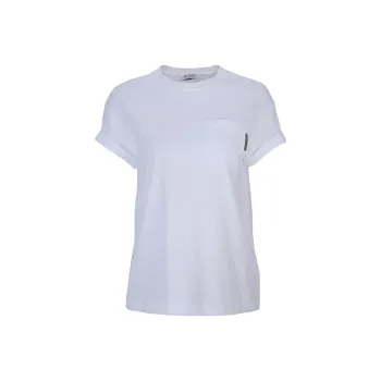 Brunello Cucinelli Short Sleeved Crewneck T Shirt