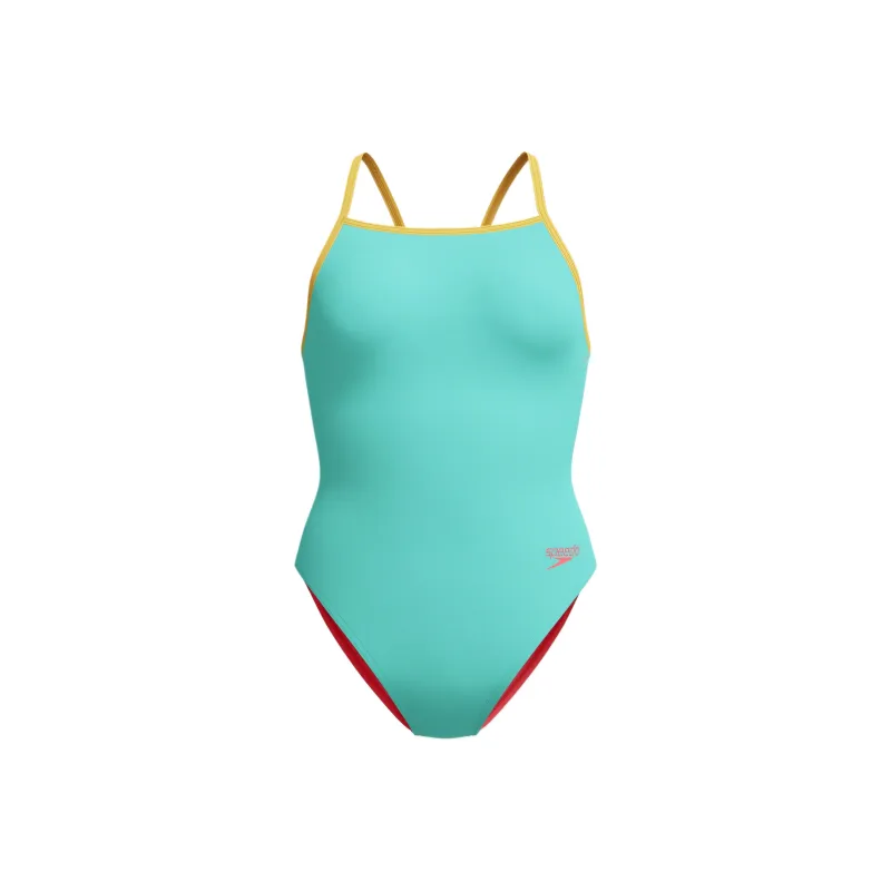 Speedo Endurance Solid Tri Back One piece Swimsuit Women's-0