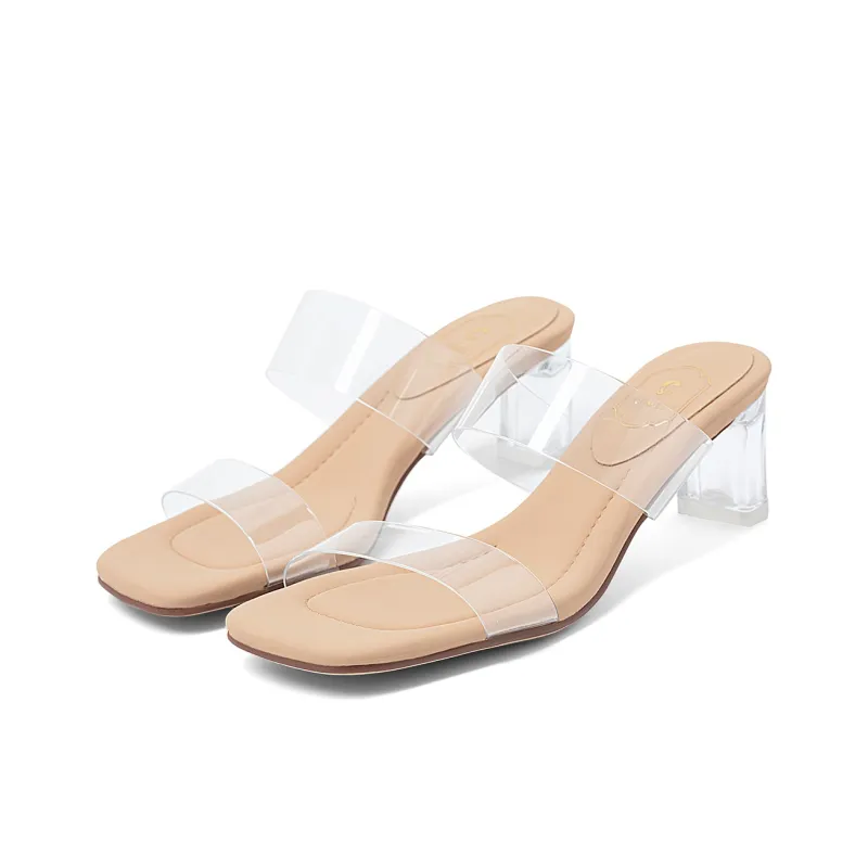 COMELY Slide Slippers Women's Ecru/Apricot-10
