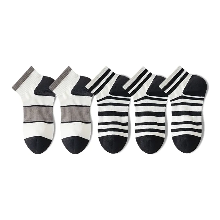 Lan Miao Mid Calf Socks Men's 5 Pack-40