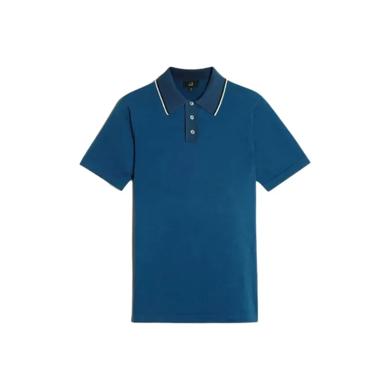 Dunhill Polo Shirt Men's Light Blue-0