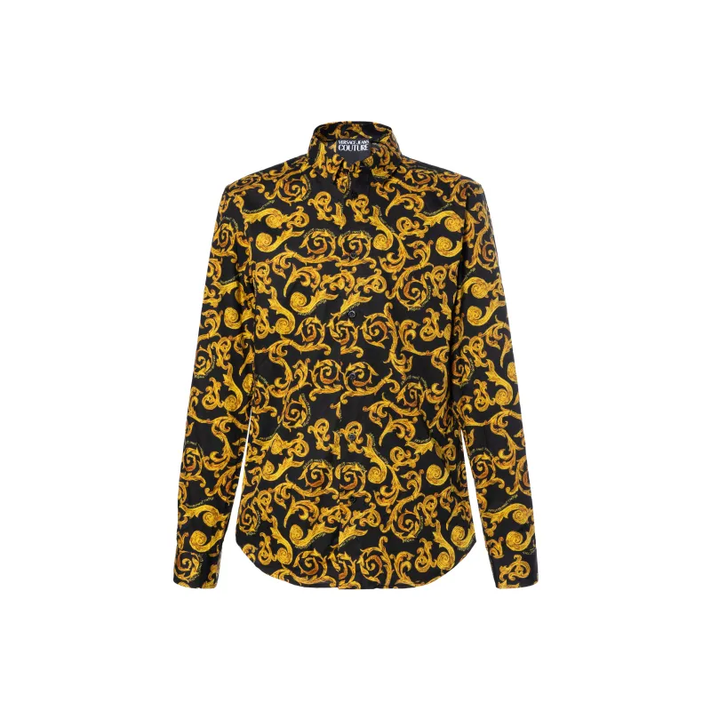 VERSACE JEANS COUTURE Baroque Printed Buttoned Shirt-0