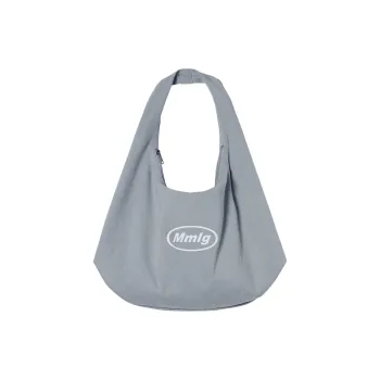 Mmlg Denim Crossbody Bags Medium Size Unisex Light Blue/Black