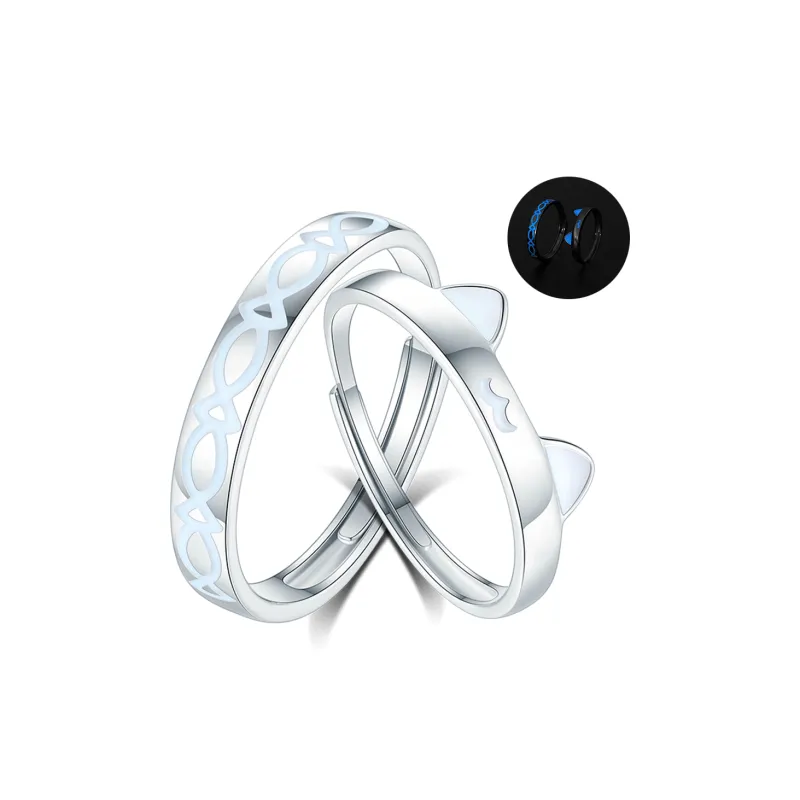 Lao Feng Xiang 925 Sterling Silver Rings Unisex-0