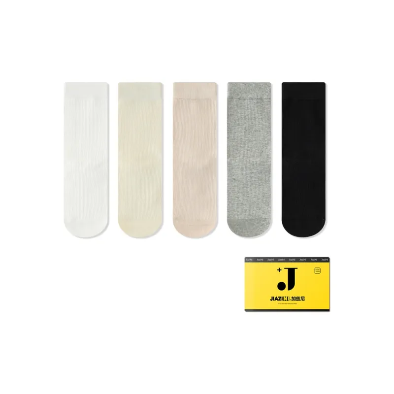 JIAZINI Mid Calf Socks Women's 5 Pack-1
