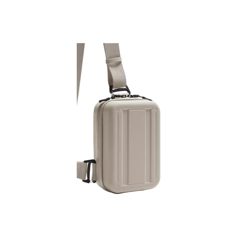 ZARA Plastic And Polyester Blend Shoulder Bag Crossbody Bag Mini Men's Pearl Gray-1