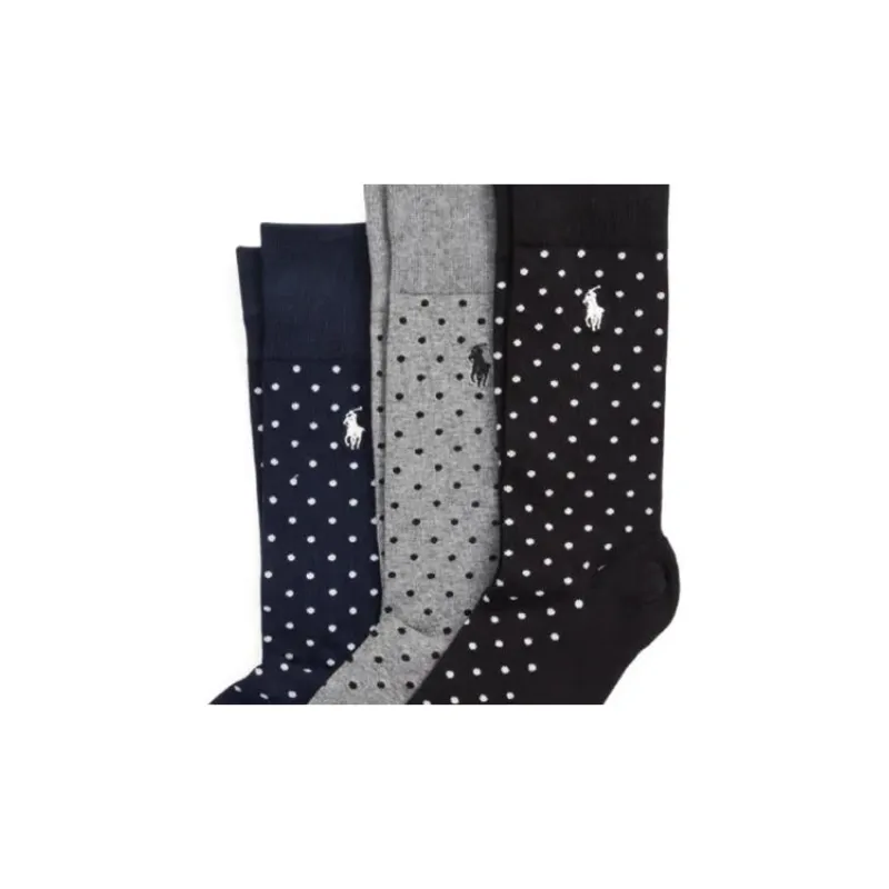 Polo Ralph Lauren Knee-High Socks Unisex 3 Pack-1