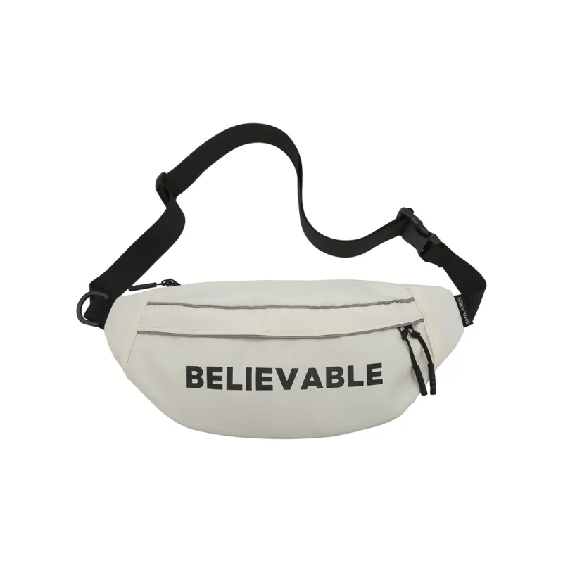 OURFUN Nylon Sling Bag Unisex White/Black/Red/Green/Blue/Pink-0