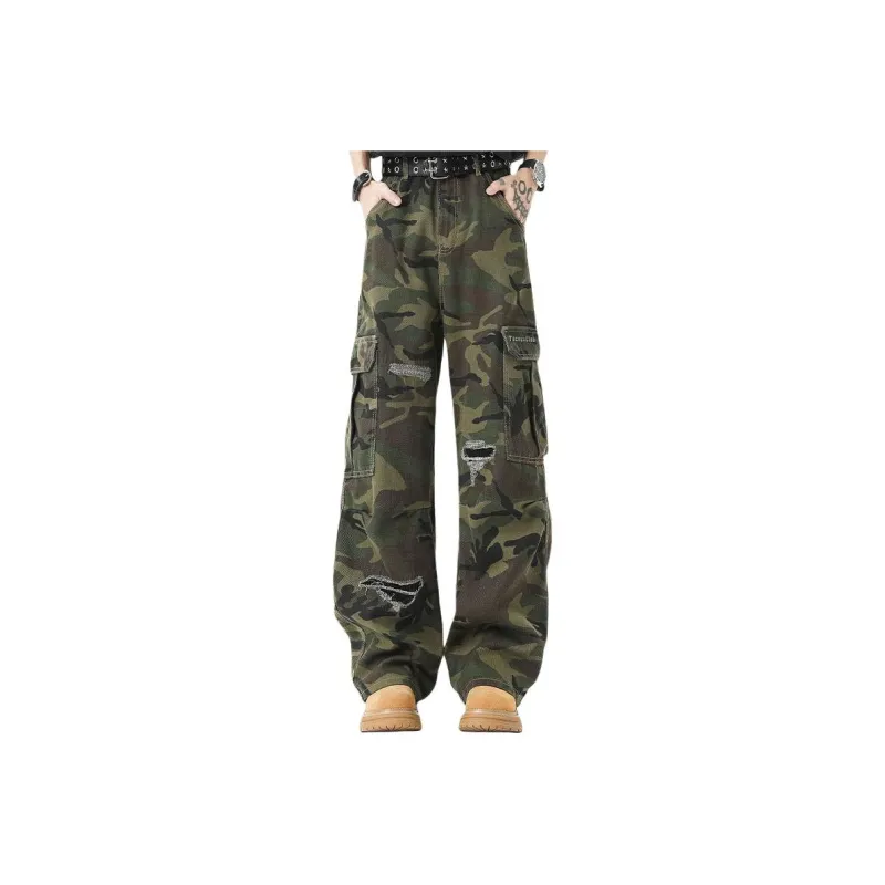 TUCANO Casual Pants Unisex Army Green-7