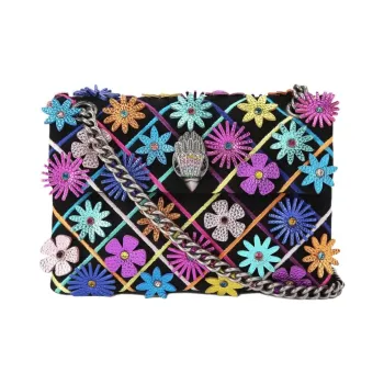 Kurt Geiger London Kensington Calfskin Crossbody Bag, Shoulder Bag Mini Women's Black