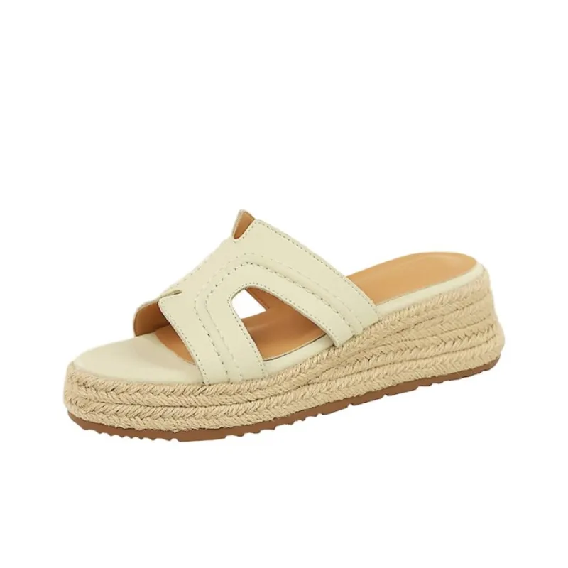 BIGTREE Rubber Abrasion Resistant Slide Slippers Women's-0