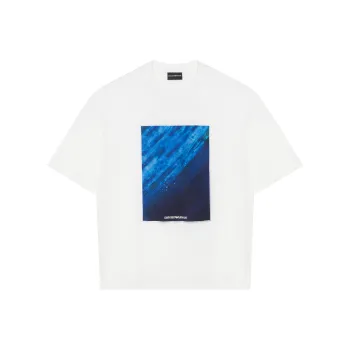 GIORGIO ARMANI T Shirts Men White