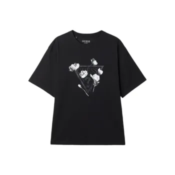 GUESS T Shirts Unisex Black