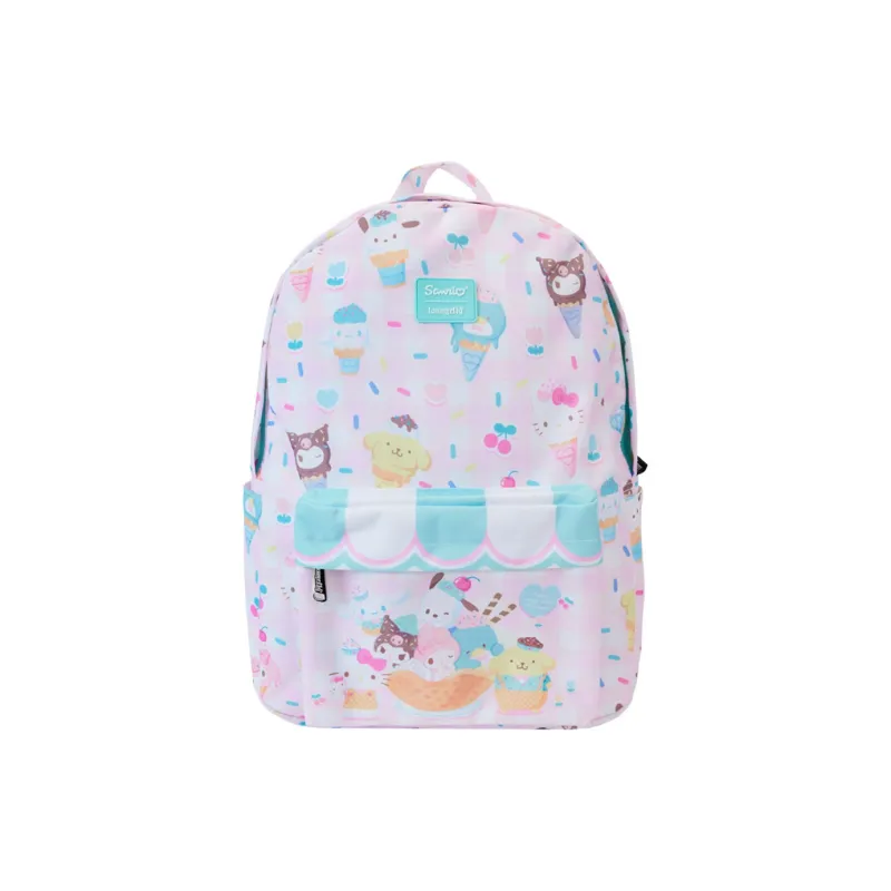 Loungefly ×Disney/Disney Collaboration Nylon Fabric Backpack Women's Light Pink-0
