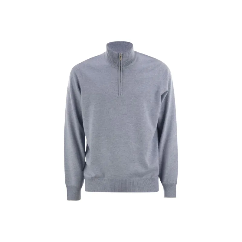 Brunello Cucinelli Sweater Men's Blue Gray-0